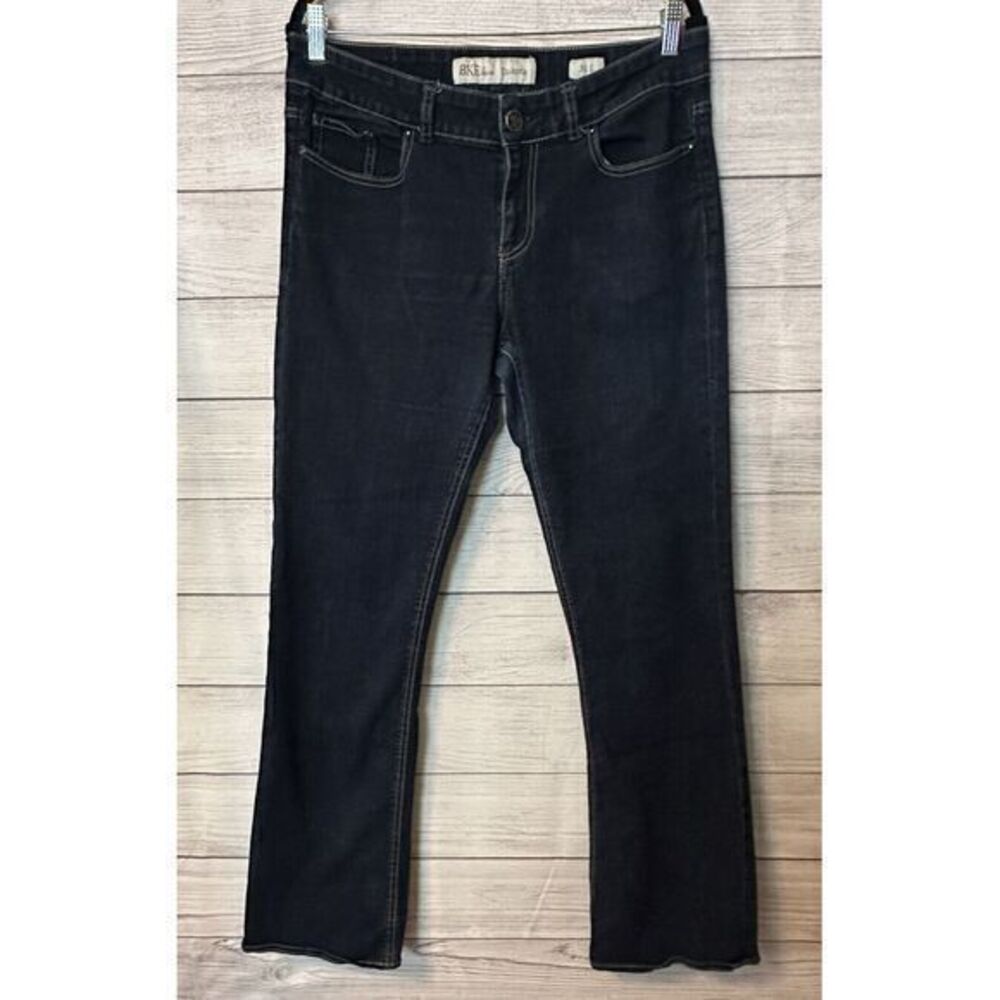 BKE Denim Dakota Bootcut Jeans Dark Wash Blue Stretch Women's Size 31 Long